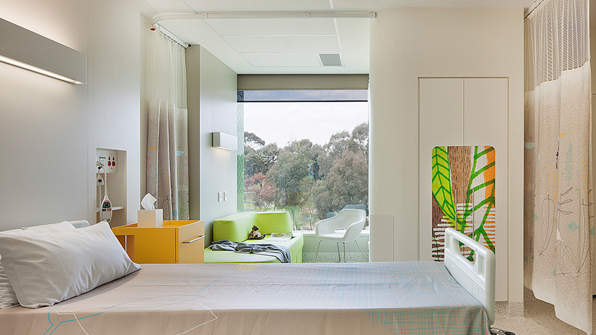 BLP- The Royal Children's Hospital, Parkville, Victoria - Bedroom, 2011 BLP- The Royal Children's Hospital, Parkville, Victoria - Bedroom, 2011